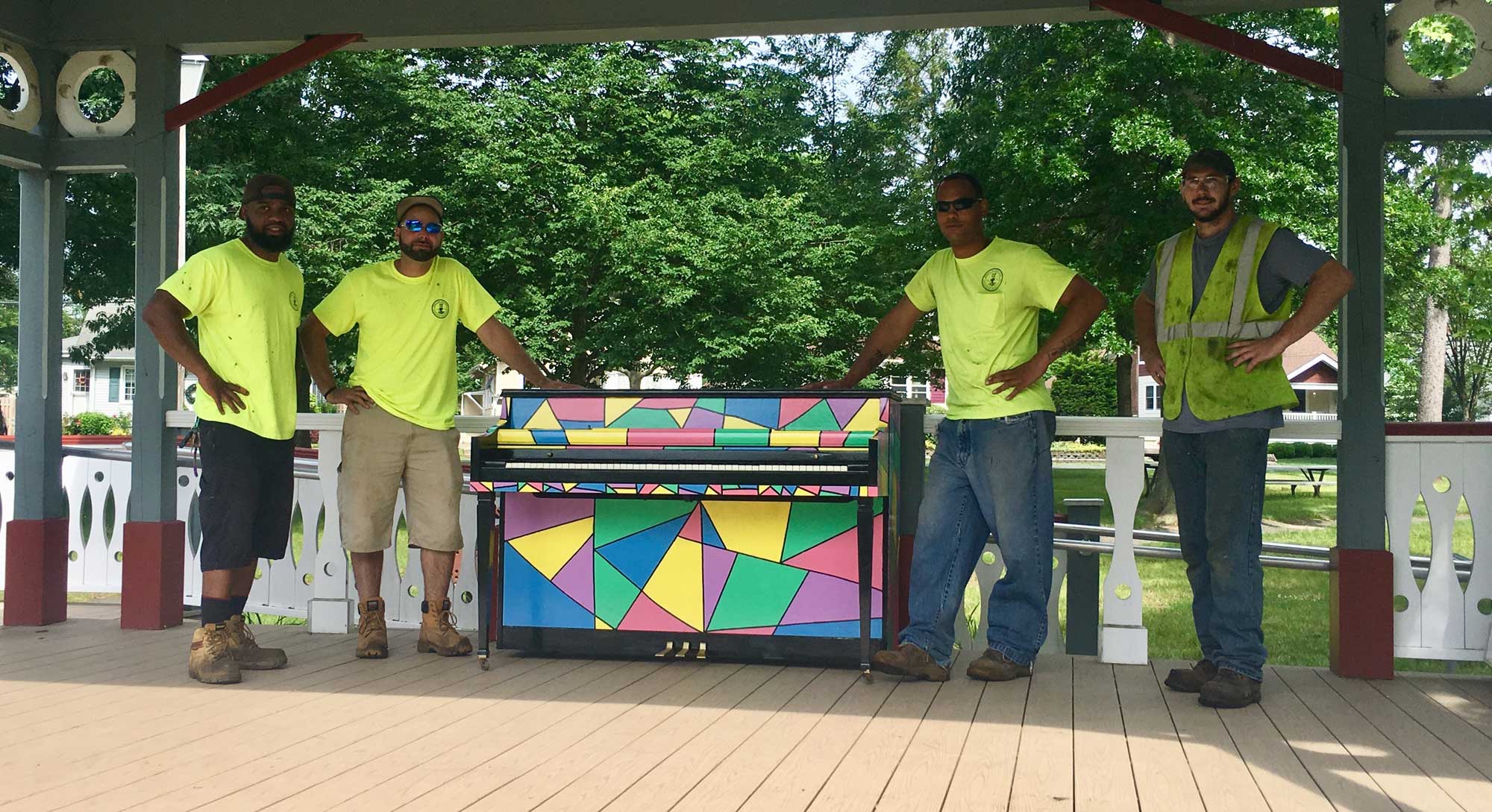 Pianos in the Park Hightstown Borough